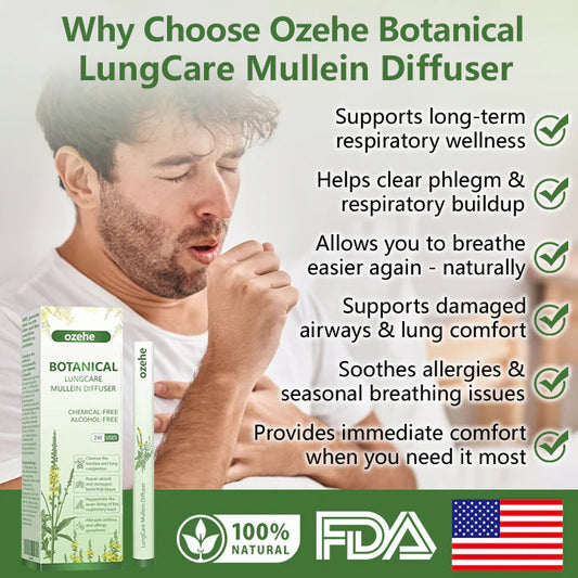 Breathe Easier Instantly: The Ultimate Botanical LungCare Diffuser