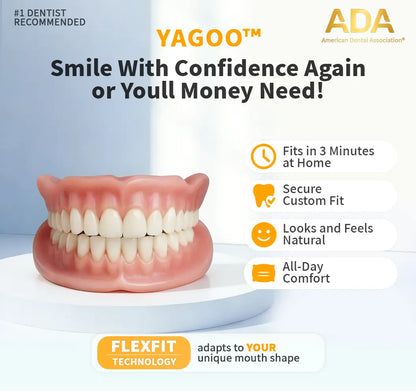 YAGOOTM Custom-Fit Full Functional Dentures